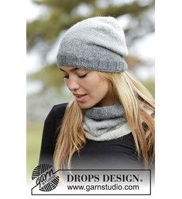 Muts col gemaakt van Drops Alpaca