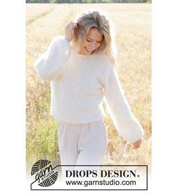 Zwanenpracht Trui gemaakt van Drops Air