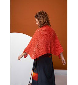 Trapezevormige omslagdoek