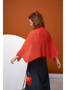 Trapezevormige omslagdoek