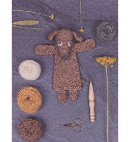 Teckel gemaakt van Scheepjes Stone Washed