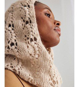 Gehaakte bivakmust gemaakt van Phildar Phil Mohair Soie Lurex