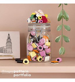 Sweet & Sugary Candy Jar gemaakt van Haaknaalden