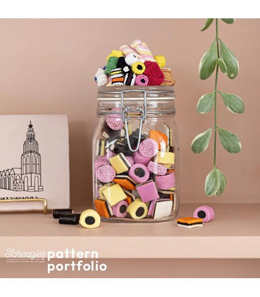 Haakpatroon Sweet & Sugary Candy Jar
