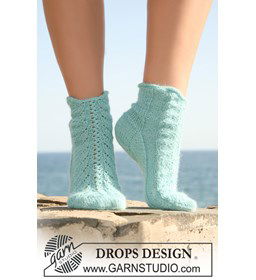 sokken gemaakt van Drops Alpaca