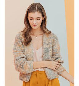 Damesvest gemaakt van Breinaalden