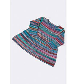 Babyjurkje met lange mouwen gemaakt van Lang Yarns Merino 200 bebe