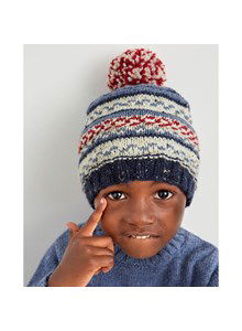 Kindermuts in Noors patroon