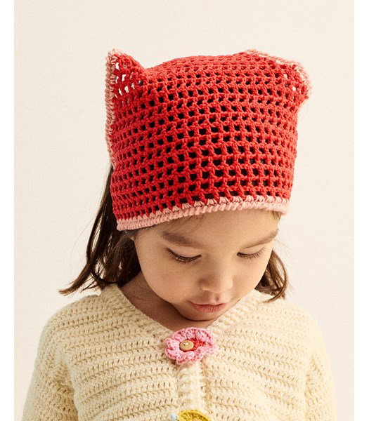 Haakpatroon driehoekig haardoekje