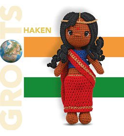 Pop hindoes meisje in klederdracht gemaakt van Durable Glam