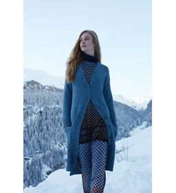 Damesvest gemaakt van Lang Yarns Wooladdicts Respect