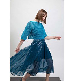 Korte damestrui met halflange mouw