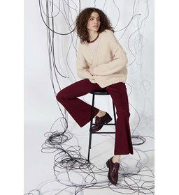 Damesvest gemaakt van Lang Yarns Cashmere Light