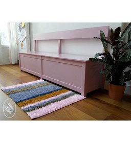 Vloerkleed gemaakt van Durable Macrame