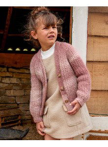 Meisjesvest met knoopsluiting