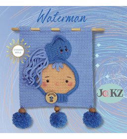 Waterman wandhanger gemaakt van Scheepjes Maxi Sweet Treat