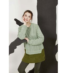 Damestrui gemaakt van Lang Yarns Aymara (op=op)