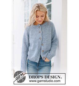 Damesvest met ronde halsboord gemaakt van knopen