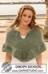 Breipatroon Dames poncho