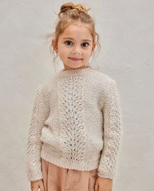 Meisjestrui met ajourpatroon