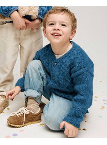 kindervest Yanis in kabelpatroon