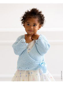 Wikkelvestje met satijnen strik