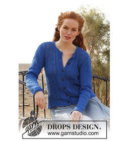 Gebreid vest gemaakt van Drops Muskat