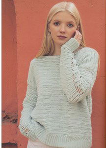 Lace back jumper
