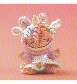 monster in eenhoorn outfit gemaakt van Vulling