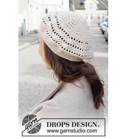 Baret / muts gemaakt van DROPS Soft Tweed