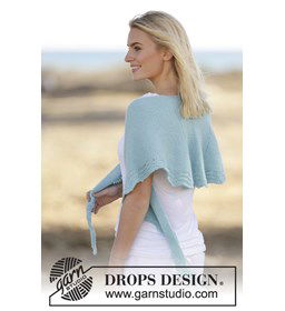 Omslagdoek gemaakt van Drops Baby Merino