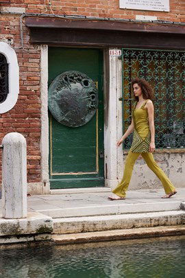 Retro shopper tas, dit tweekleurige ....