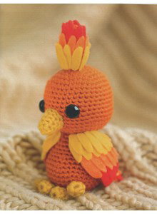 feniks met vilten veren