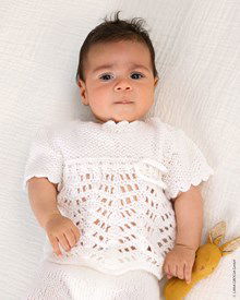 Baby tuniek met aansnoerkoordje