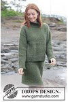 Breipatroon Everfern Sweater van andere kant