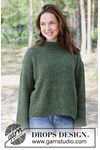 Breipatroon Everfern Sweater van andere kant