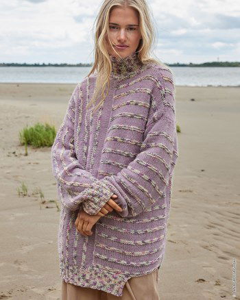 Damestrui met verticale- en horizontale strepen