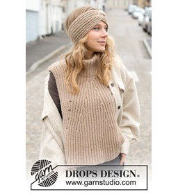 Hoofdband en top gemaakt van Drops Alpaca