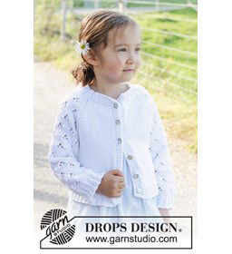 Madeliefjesveld Vest gemaakt van Drops Muskat