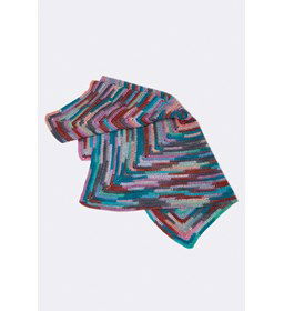 Vierkante deken gemaakt van Lang Yarns Merino 200 bebe