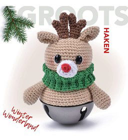 Jingle Bell rendier gemaakt van ogen