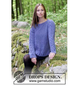 Trui gemaakt van Drops Brushed Alpaca Silk