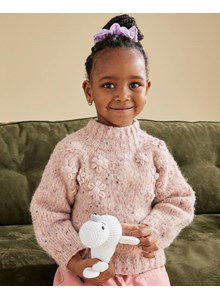 Kindertrui met brede halsboord