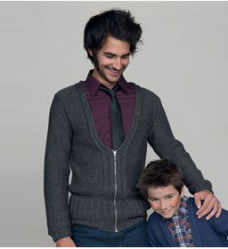 Vest gemaakt van Phildar Phil Partner 6