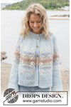 Breipatroon Winter Swirl Cardigan van andere kant