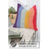 kussen Rainbow Pillow gemaakt van Drops Brushed Alpaca Silk