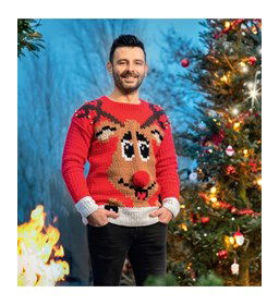 Kersttrui gemaakt van Lang Yarns Merino 120 en 120 Color