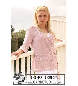 DROPS vest van Muskat gemaakt van Drops Muskat