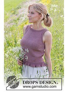 Damestop Plum Perfect met ruche rand