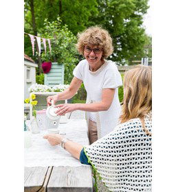 Tuniek gemaakt van Scheepjes Linen soft